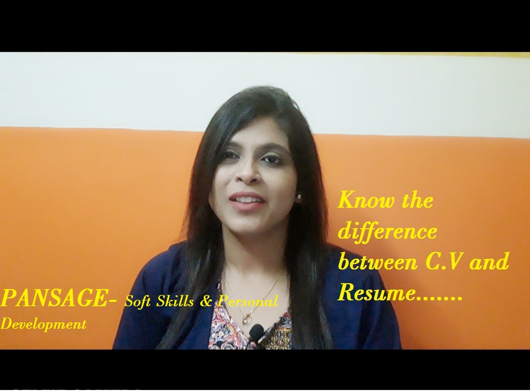Know the difference between C.V and Resume